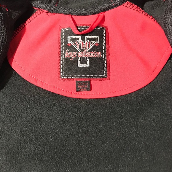 YMI Boys Collection Hooded Red Black Polyester 2T - Picture 4 of 7